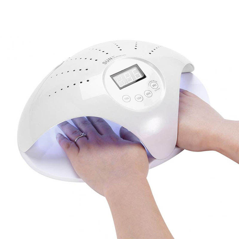 48w Two Hands UV Led Lamp Nail Dryers Infrared Induction Gel Nail Polish Women Nails Tools For Quick Drying Equipment