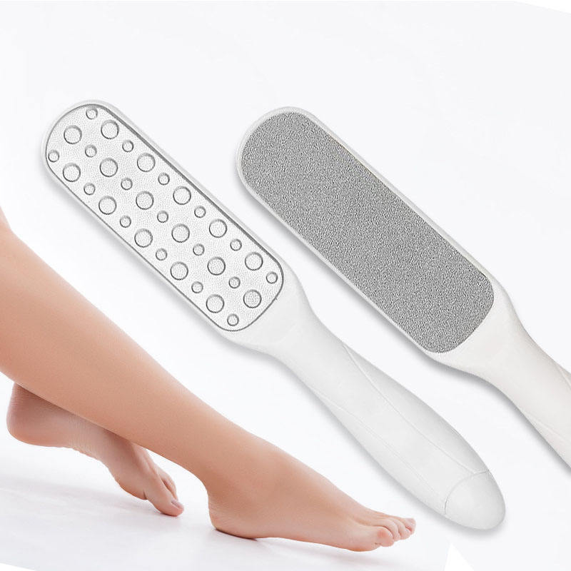 Professional Double Side Stainless Steel Pedicure Foot File Rasp Callus Dead Skin Remover For Wet And Dry Feet